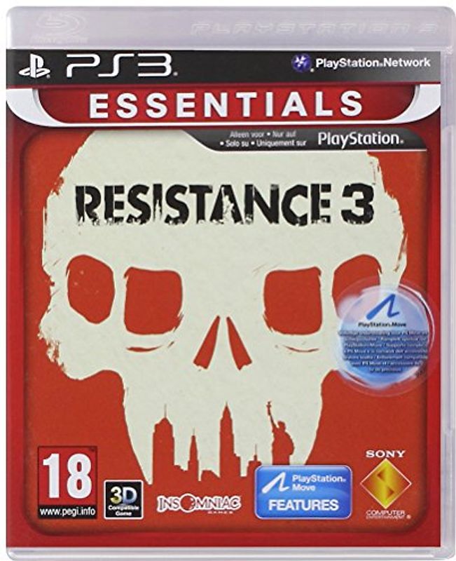 Resistance 3 [Essentials, Move kompatibel, Internationale Version] PlayStation 3