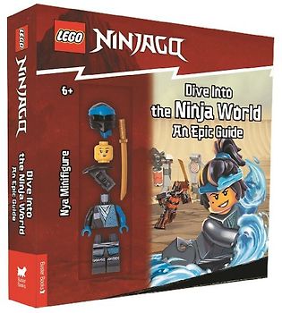 LEGO® NINJAGO®: Dive Into the Ninja World: An Epic Guide (with Nya minifigure)