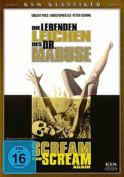 Die lebenden Leichen des Dr. Mabuse - Scream and Scream again (KSM Klassiker) DVD
