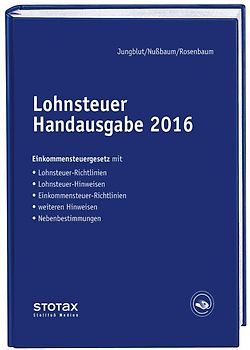 Lohnsteuer Handausgabe 2016