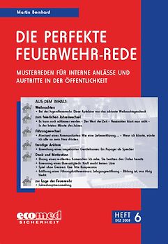 Die perfekte Feuerwehr-Rede Heft 6