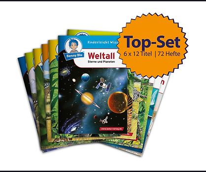 Benny Blu - Top-Seller-Set 2 12 x 6 Titel ( 72 Wissensbücher )