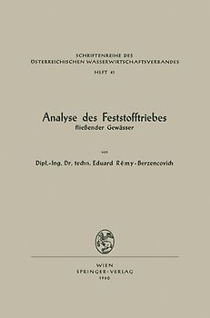Analyse des Feststofftriebes fließender Gewässer