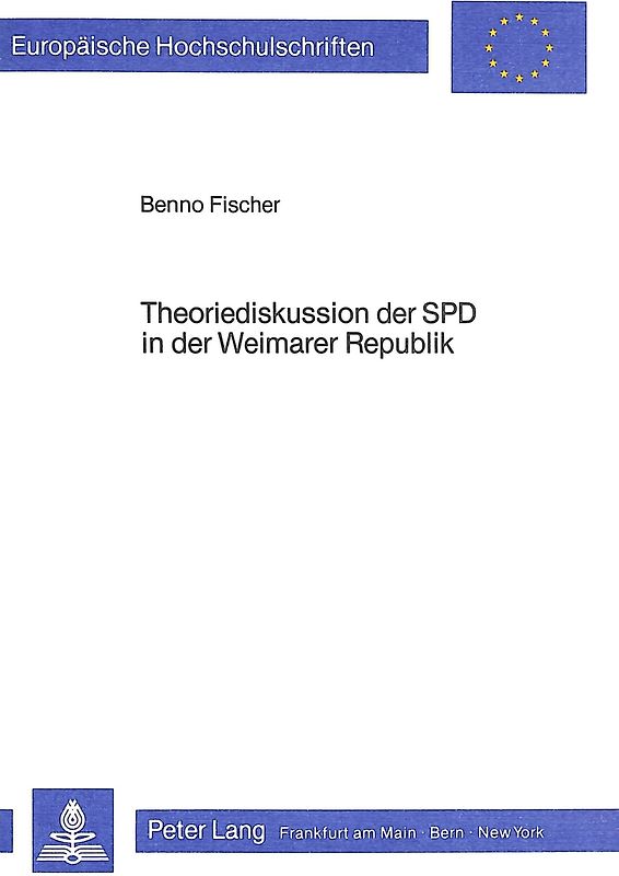 Theoriediskussion der SPD in der Weimarer Republik