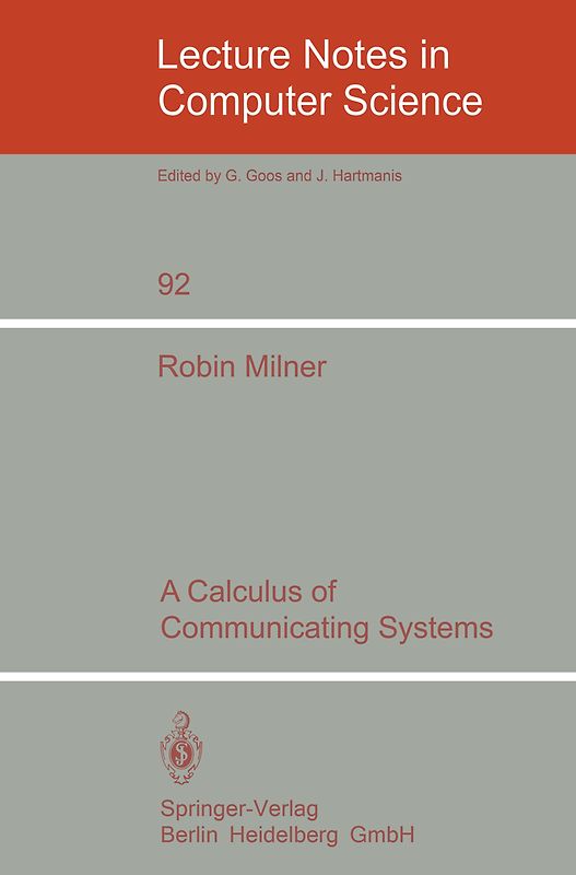 A Calculus of Communicating Systems