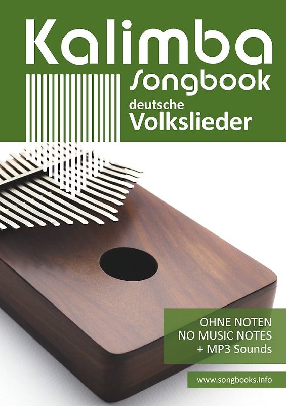 Kalimba Songbooks / Kalimba Songbook - deutsche Volkslieder - german Folk songs
