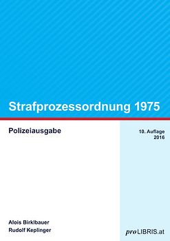 Strafprozessordnung 1975