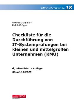 Farr, Checkliste 18 (IT-Systemprüfung KMU), 6.A.