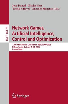 Network Games, Artificial Intelligence, Control and Optimization