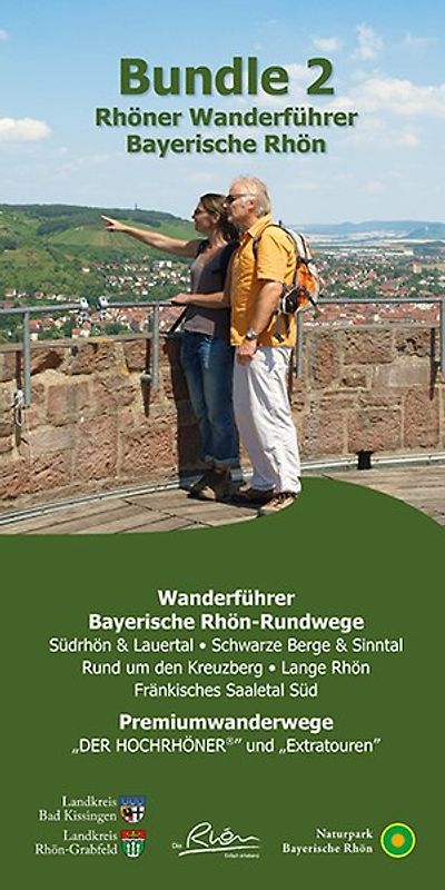 Bundel 2 Rhöner Wanderführer Bayerische Rhön