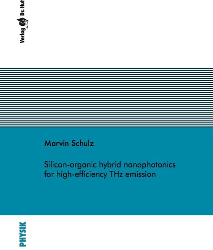 Silicon-organic hybrid nanophotonics for high-efficiency THz emission