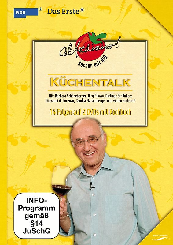 Alfredissimo! Küchentalk Alfred Bioleks alfredissimo inkl. Kochbuch DVD