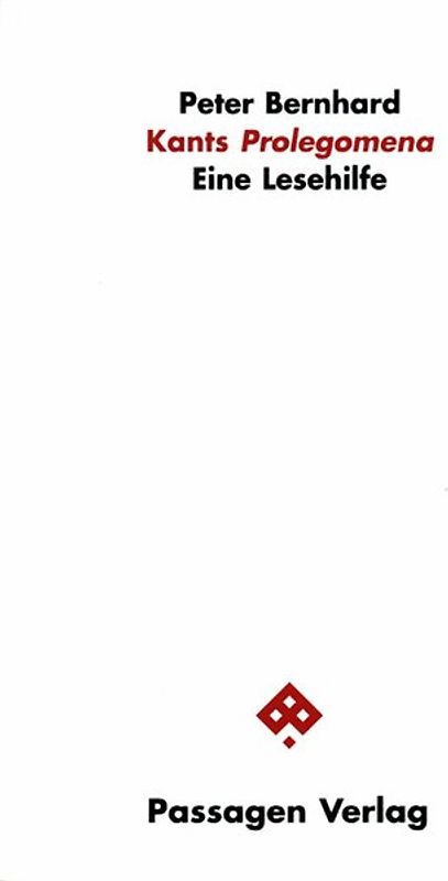 Kants Prolegomena
