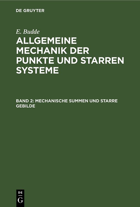 Mechanische Summen und starre Gebilde