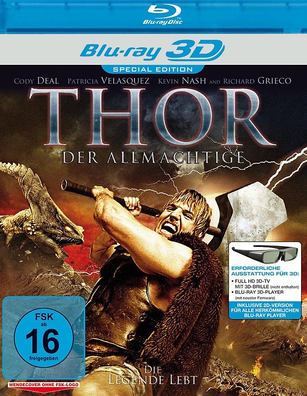 Thor - Der Allmächtige [3D Blu-Ray] 3D Blu-ray Disc