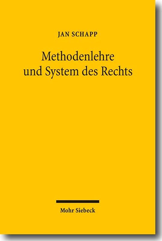 Methodenlehre und System des Rechts