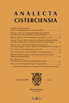 Analecta Cisterciensia 64 (2014)