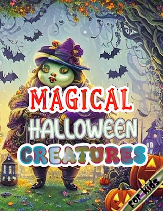 MAGICAL HALLOWEEN CREATURES: A Vibrant Coloring Wonderland for Kids