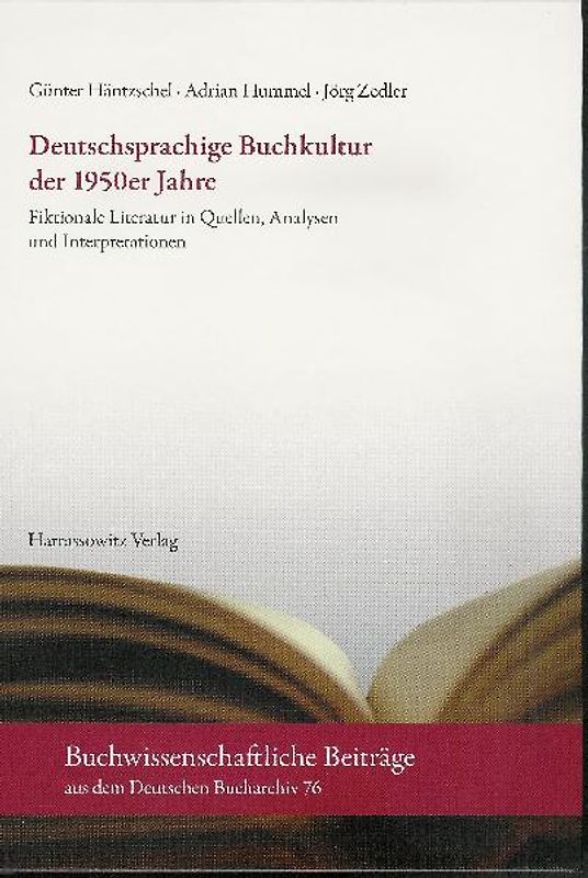 Deutschsprachige Buchkultur der 1950er Jahre