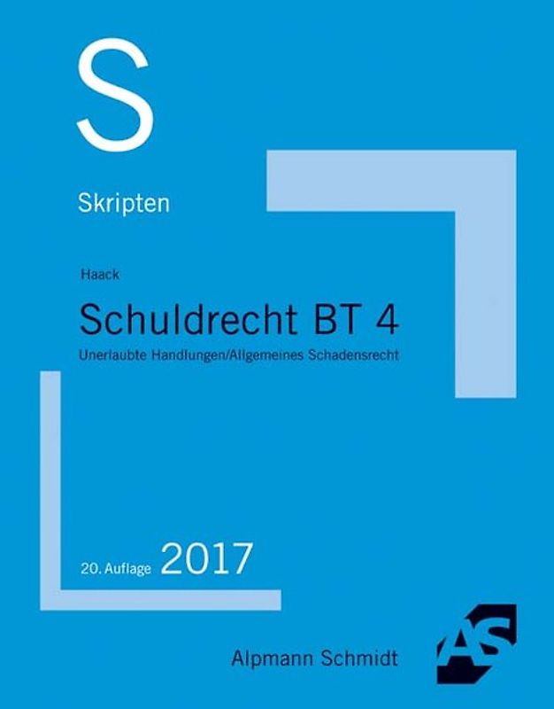 Skript Schuldrecht BT 4