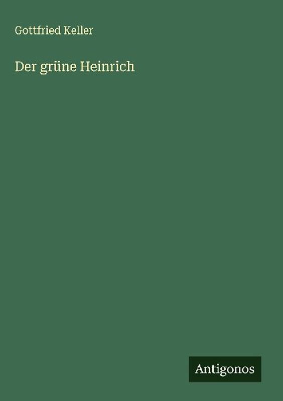 Der grüne Heinrich