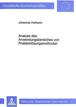 Analyse des Anwendungsbereiches von Problemlösungsmethoden