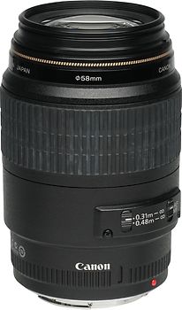Canon EF 100 mm F2.8 USM Macro 58mm Filtergewinde (Canon EF Anschluss) schwarz