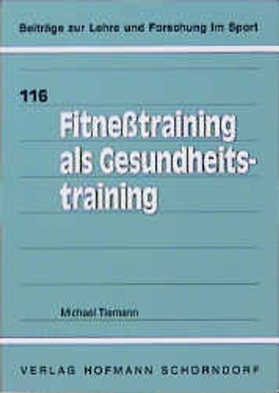 Fitnesstraining als Gesundheitstraining