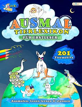 Ausmal-Tierlexikon für Erstleser