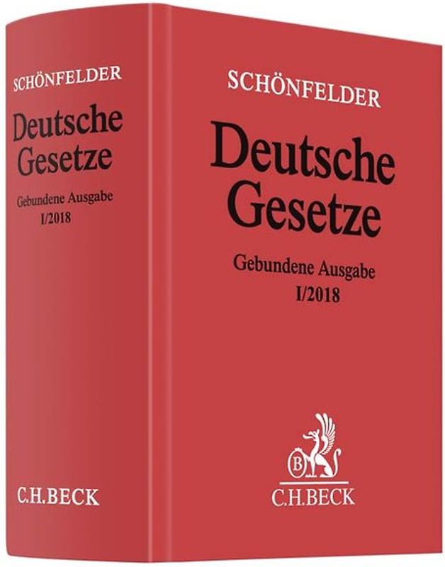 Deutsche Gesetze Gebundene Ausgabe I/2018