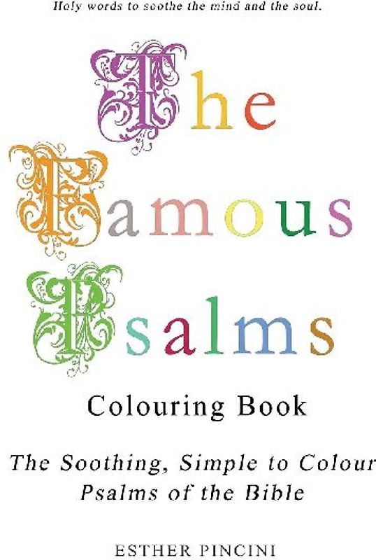 The Famous Psalms Colouring Book