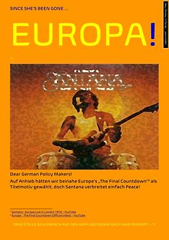 Für die Bundestagswahl 2X2Y einfach auf den Kopf gestellt! / SINCE SHE’S BEEN GONE ... EUROPA! Hey, Chrissy ‘n‘ Ferdy ... you’re 404!