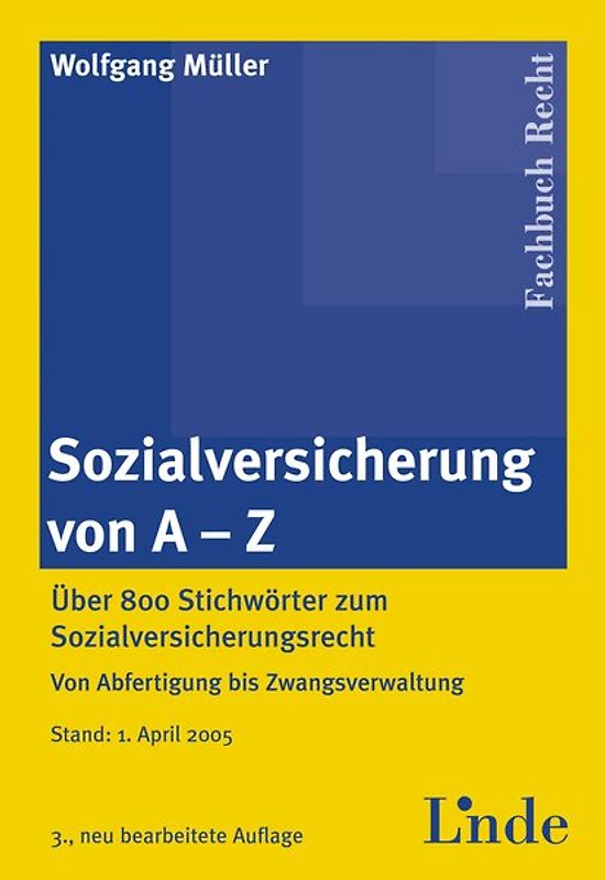 Sozialversicherung von A - Z