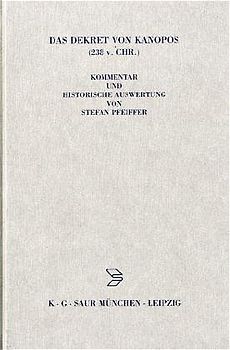 Das Dekret von Kanopos (238 v. Chr.)