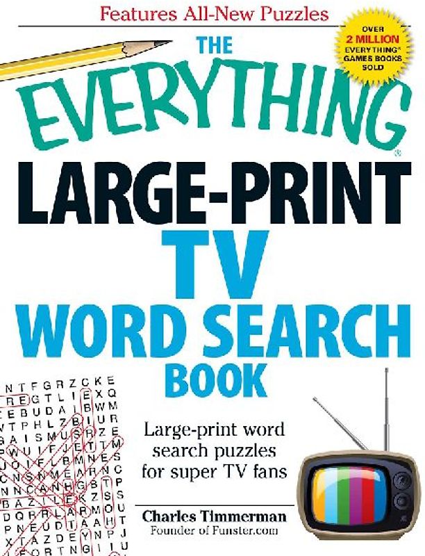 The Everything Large-Print TV Word Search Book