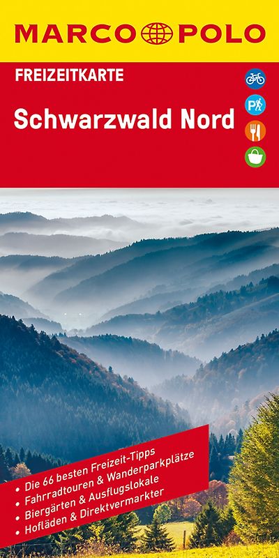 MARCO POLO Freizeitkarte 38 Schwarzwald Nord 1:100.000