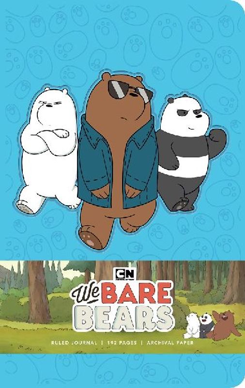 We Bare Bears Hardcover Ruled Journal