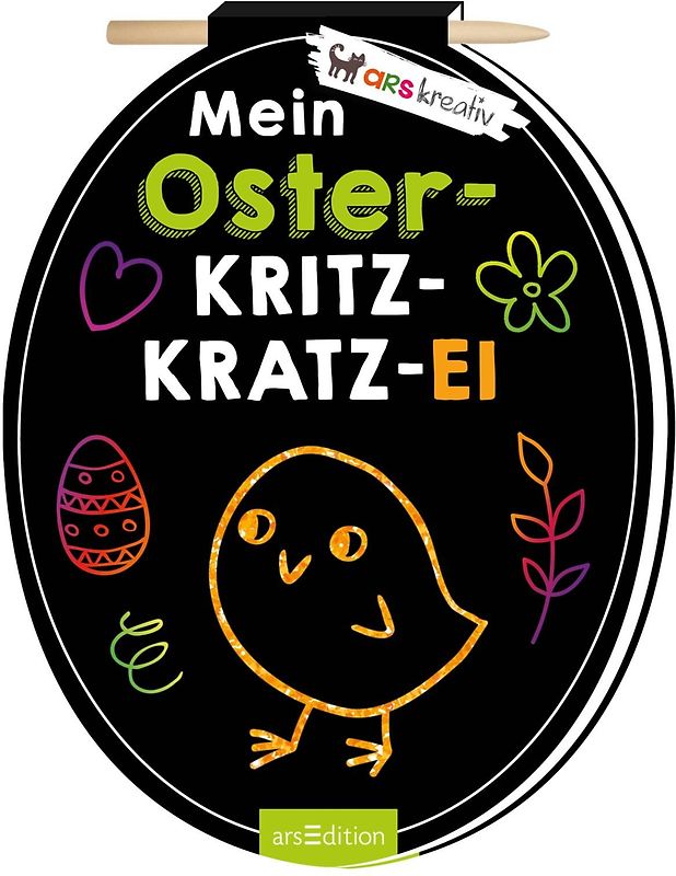 Mein Oster-Kritzkratz-Ei