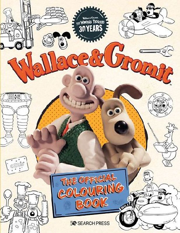 Wallace & Gromit - The Official Colouring Book