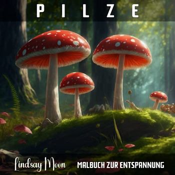 Pilze Malbuch zur Entspannung: Ausmalbuch mit 40 Faszinierende Pilze Motiven für Erwachsene für mehr Kreativität, Ausgeglichenheit und Stressabbau