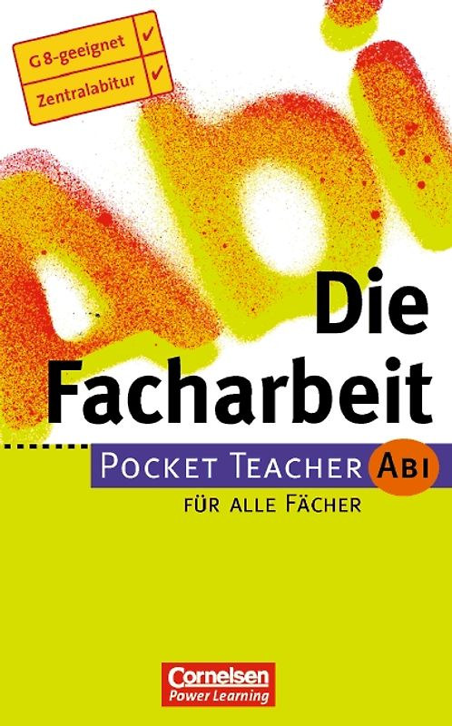 Pocket Teacher Abi. Sekundarstufe II -Bisherige Ausgabe / Die Facharbeit für alle Fächer