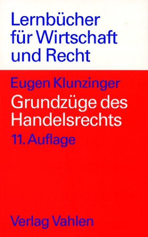 Grundzüge des Handelsrechts