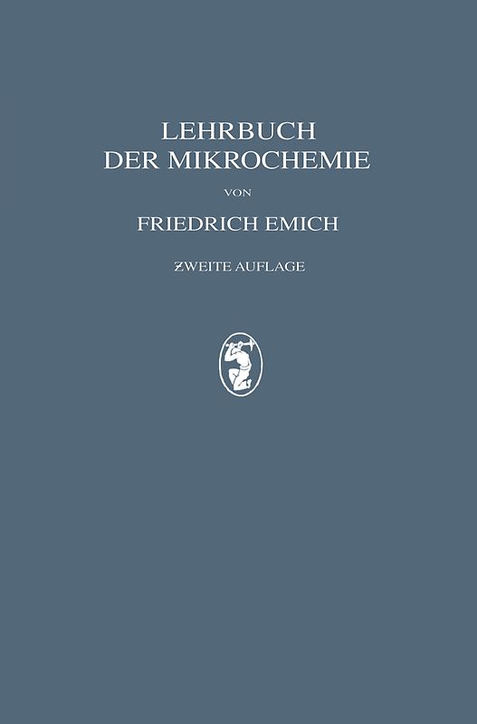 Lehrbuch der Mikrochemie