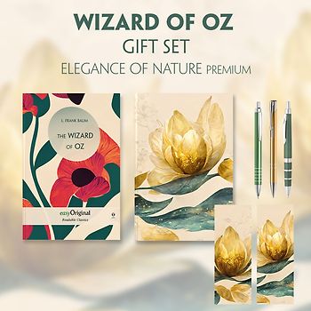 The Wizard of Oz (with audio-online) Readable Classics Geschenkset + Eleganz der Natur Schreibset Premium