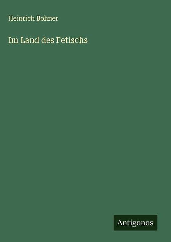 Im Land des Fetischs