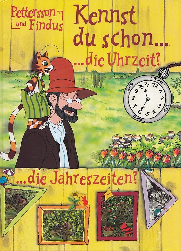 Pettersson und Findus: Kennst du schon ...die Uhrzeit? ...die Jahreszeiten? - Bettina Grabis [Gebundene Ausgabe]