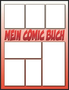 Comic und Manga Zeichnen Lernen: Comic Selber Zeichnen Blanko Buch Geschenk für Comic Fan, Erwachsene & Kinder (A4)