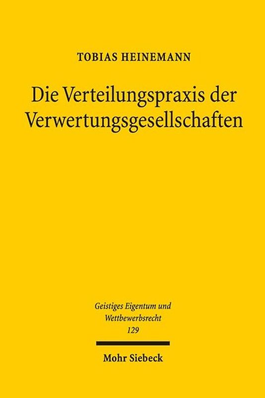 Die Verteilungspraxis der Verwertungsgesellschaften