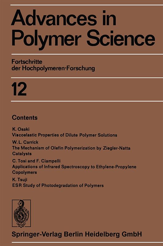 Advances in Polymer Science