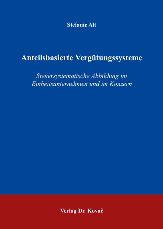 Anteilsbasierte Vergütungssysteme